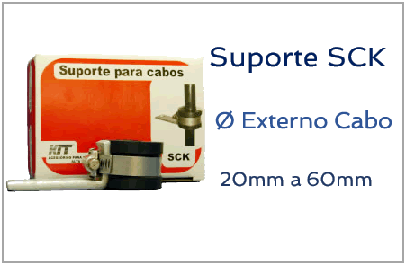 Suporte para cabo elétrico